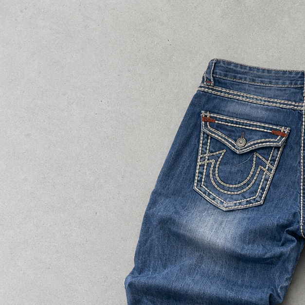 True Religion Jeans Blau Rare (L)