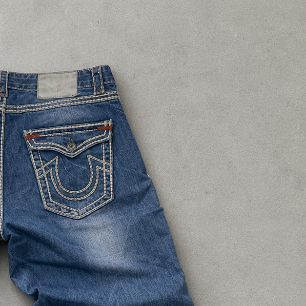 True Religion Jeans Blau Rare (L)