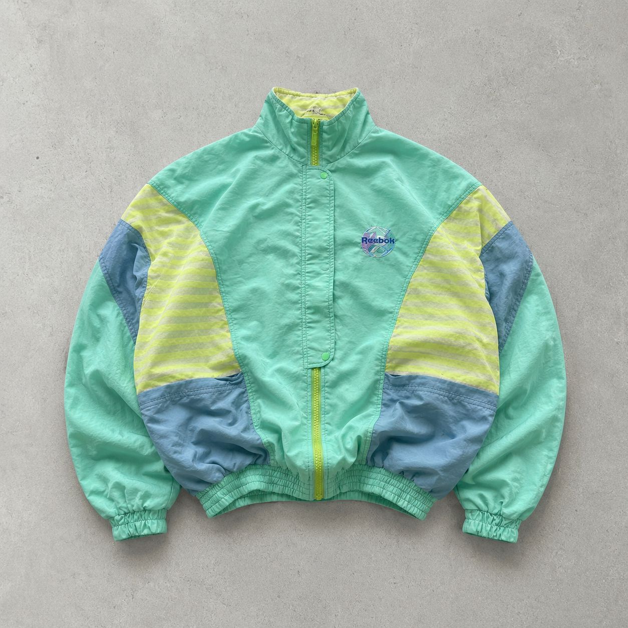 90s Y2K Reebok Jacket Green / Mintgrün Rare (L)
