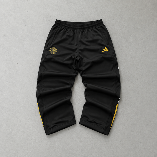 Manchester United Adidas Trainingshose Schwarz Rar (Größe XL)