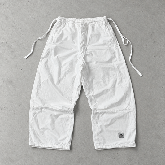 Pantalon de survêtement Adidas blanc limité (M)