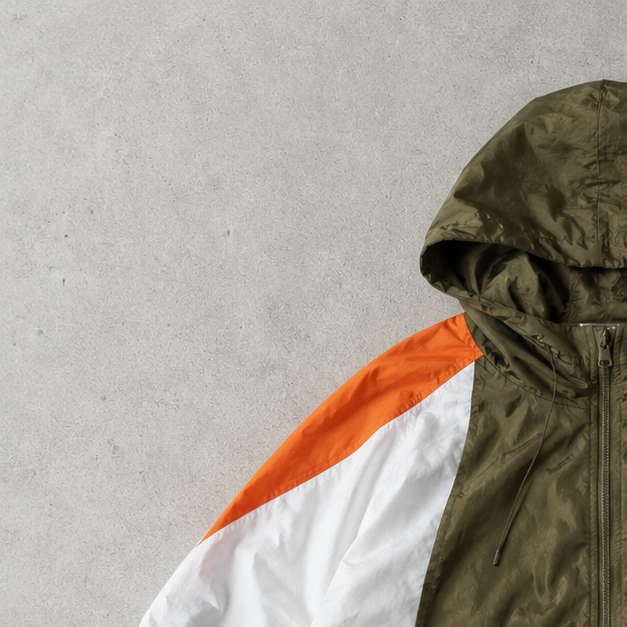 Nike Jacket Khaki, Orange Limited (Size XL)