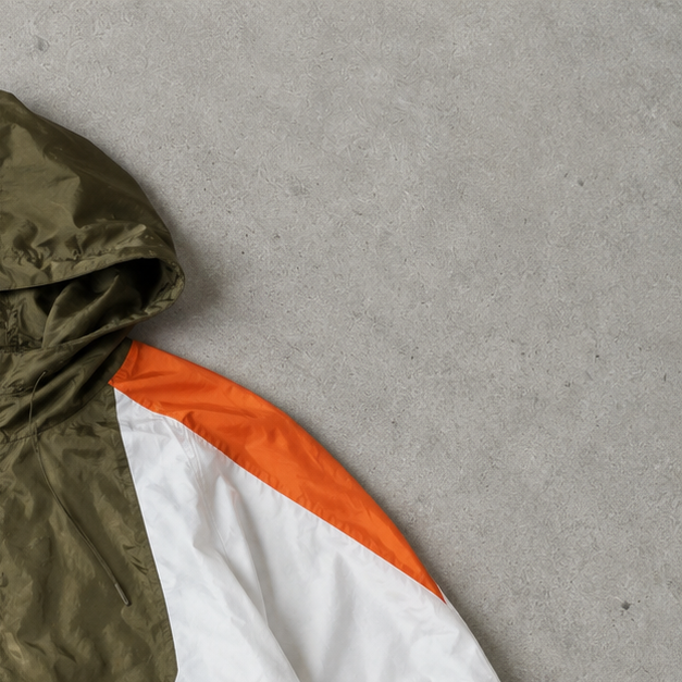 Nike Jacket Khaki, Orange Limited (Size XL)