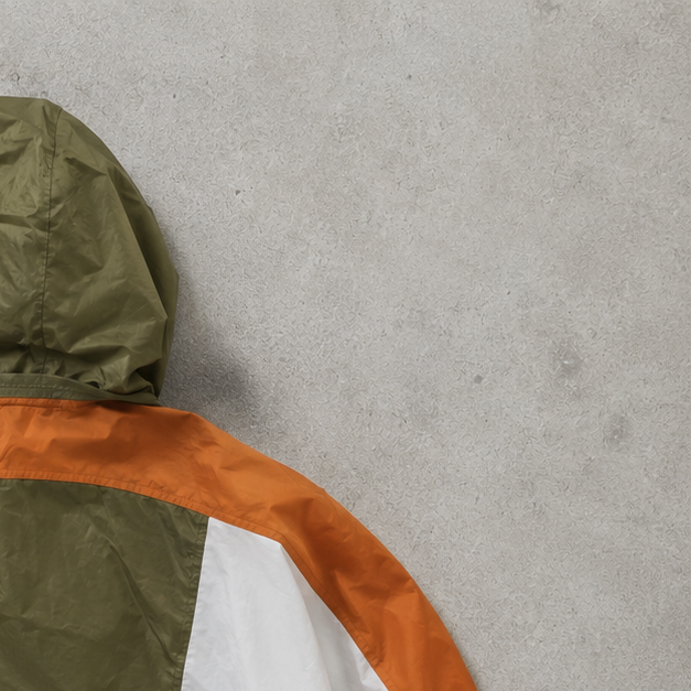 Nike Jacket Khaki, Orange Limited (Size XL)