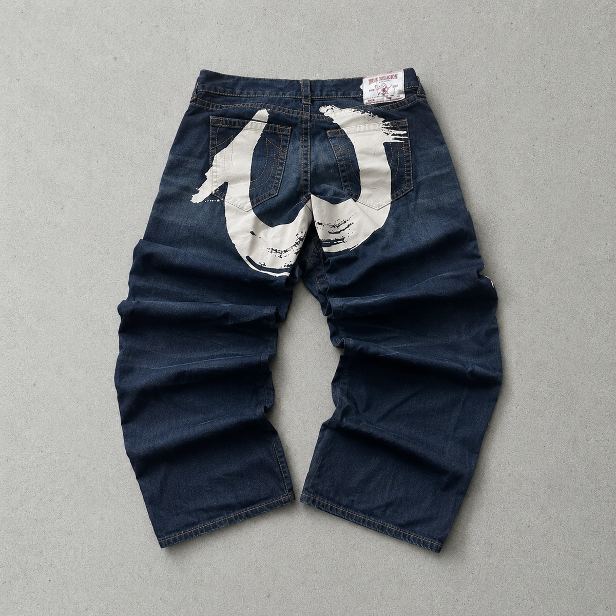 Vintage True Religion Ricky Jeans Marineblau Limited (XL)
