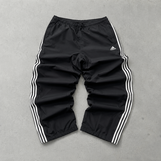 Y2K Adidas Trainingshose Schwarz Rar (Größe L)