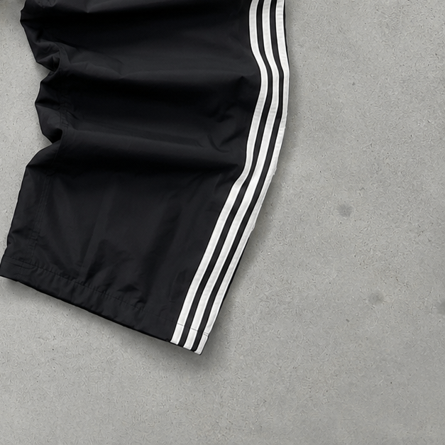 Y2K Adidas Track Pants Schwarz Rare (Size L)