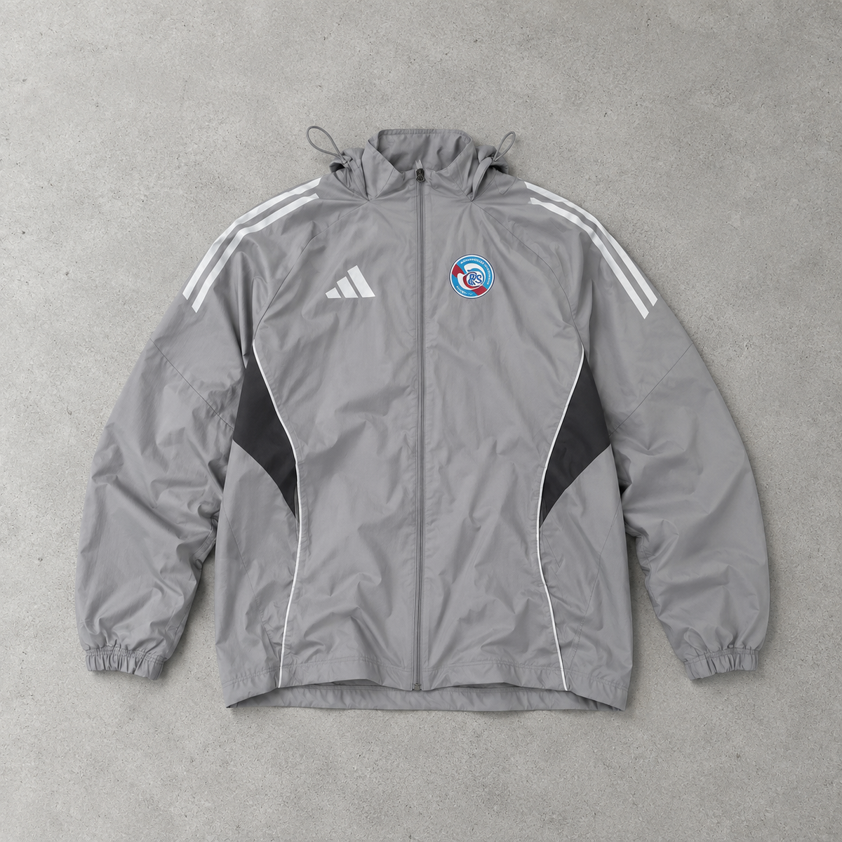 Veste de pluie Adidas grise rare (S)