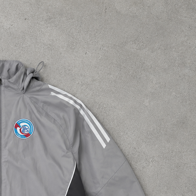 Veste de pluie Adidas grise rare (S)