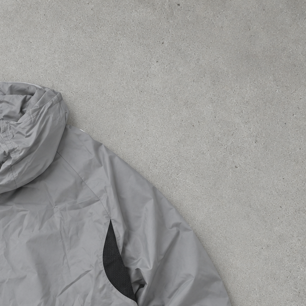 Veste de pluie Adidas grise rare (S)