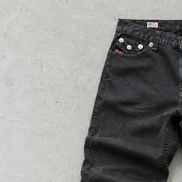 Y2K True Religion Jeans Black Limited (L)