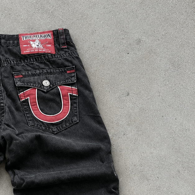 Y2K True Religion Jeans Black Limited (L)
