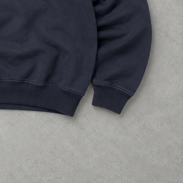 Ralph Lauren Half-Zip Sweater Marineblau Rare (L)