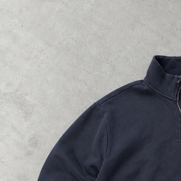 Ralph Lauren Half-Zip Sweater Marineblau Rare (L)