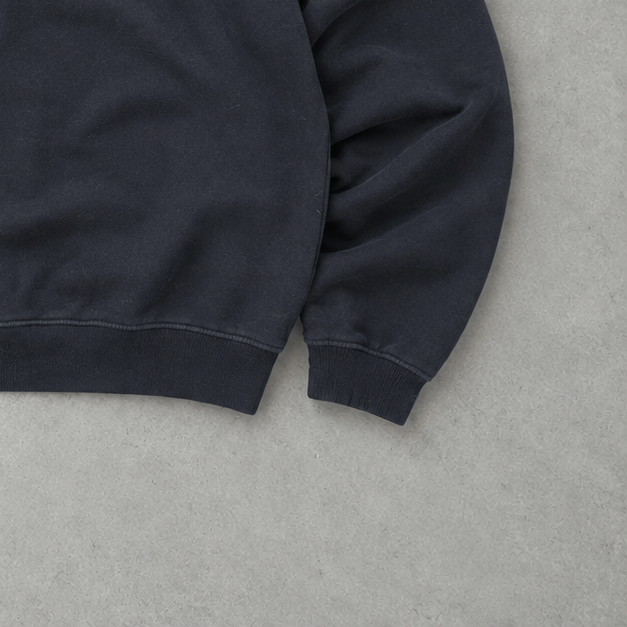 Ralph Lauren Half-Zip Sweater Marineblau Rare (L)