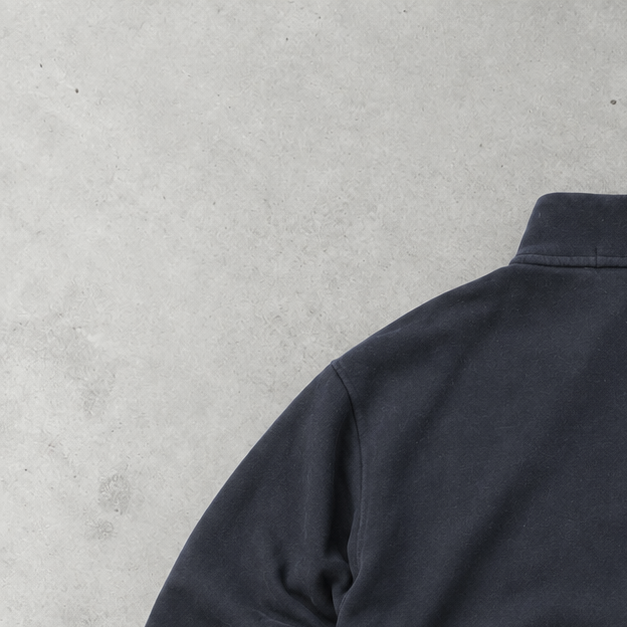 Ralph Lauren Half-Zip Sweater Marineblau Rare (L)