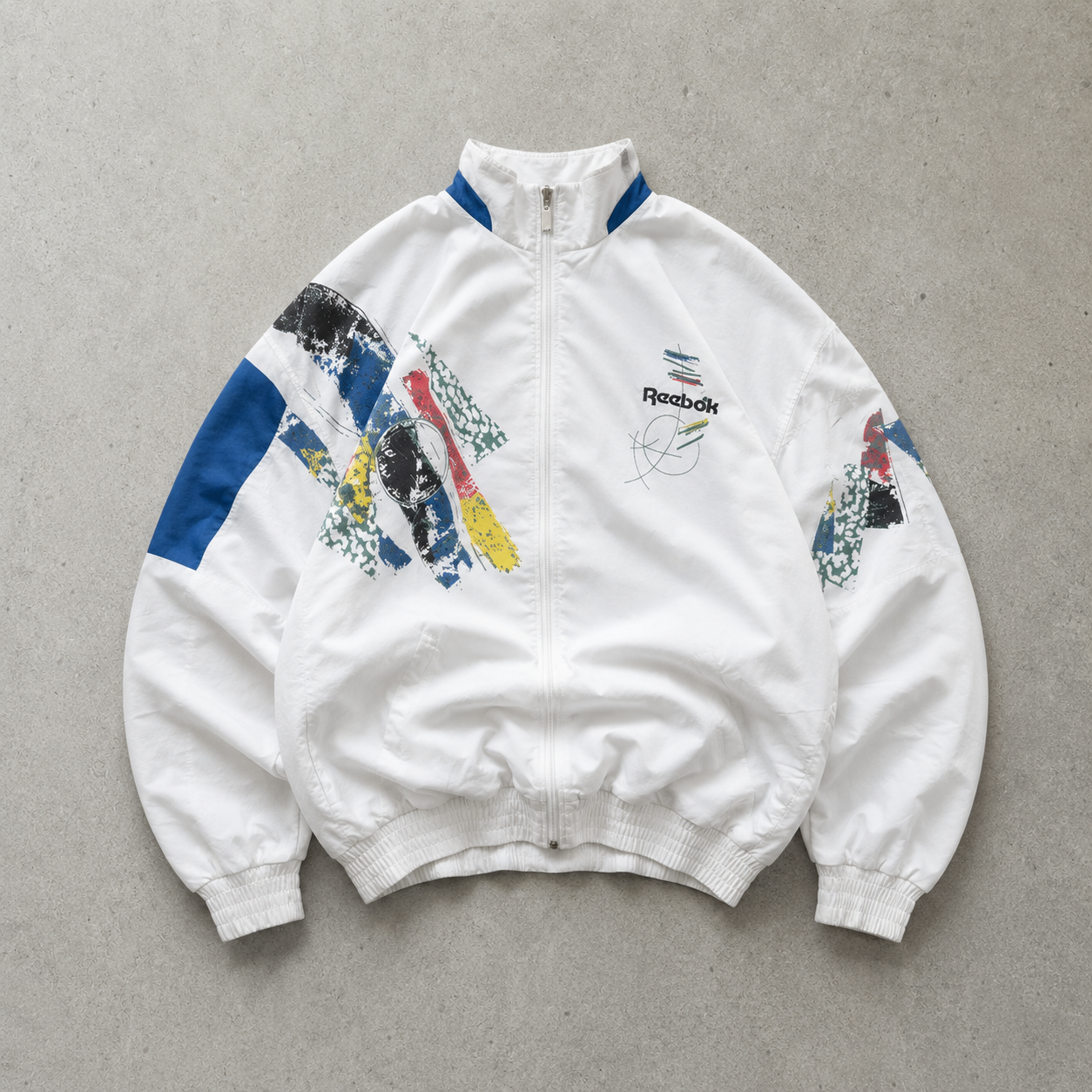 90s Reebok Jacket White Limited (XL)