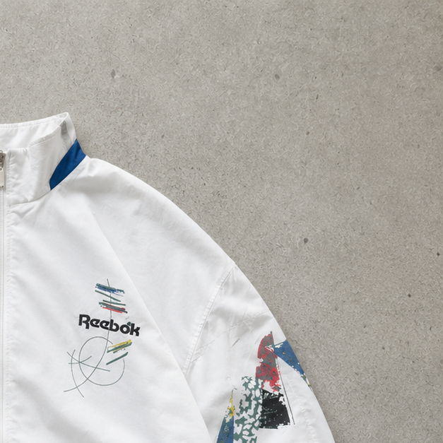 90s Reebok Jacket White Limited (XL)