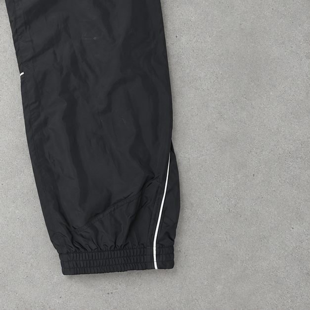 Y2K Adidas Jacket Black Limited Stitched Logo (L)