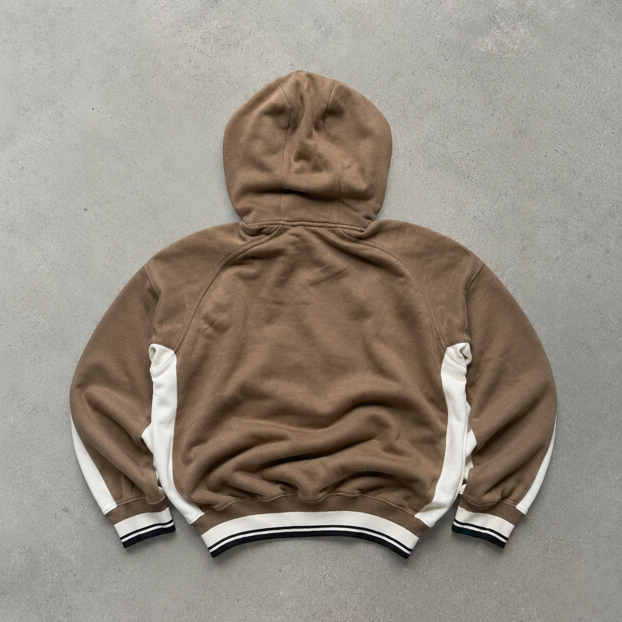 Y2K Nike Hoodie Beige, Brown Limited (S)