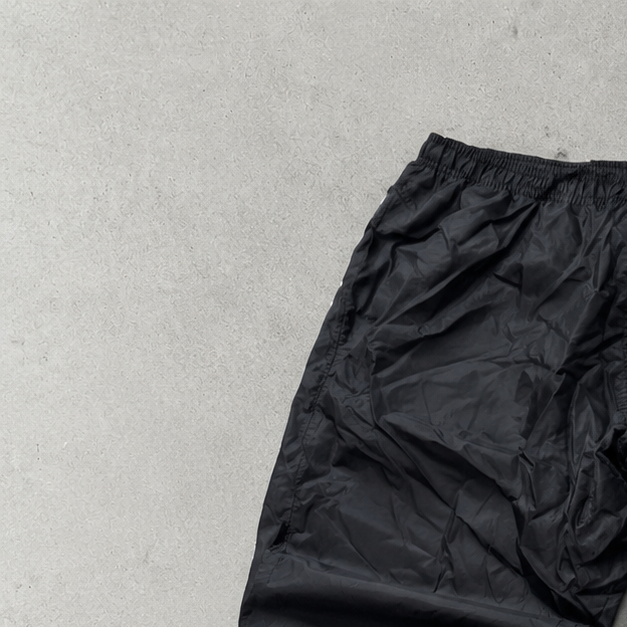 Y2K Nike Joggers Schwarz Rare Stitched Logo (XL)