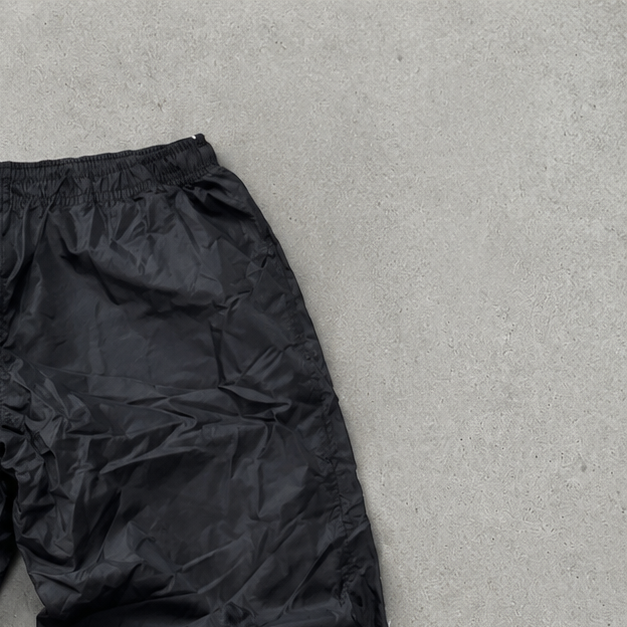 Y2K Nike Joggers Schwarz Rare Stitched Logo (XL)