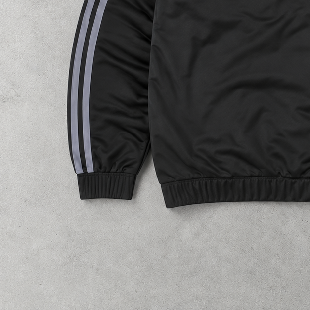 Y2K Adidas Track Jacket Black Limited (M)