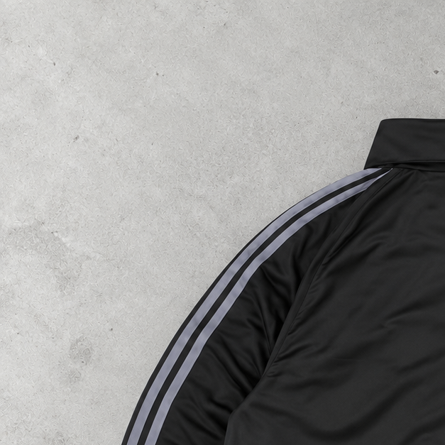 Y2K Adidas Track Jacket Black Limited (M)