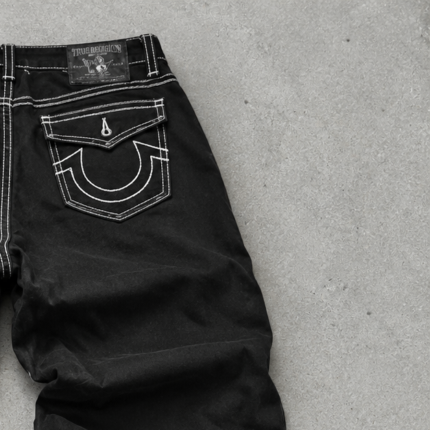 True Religion Jeans Black Rare (XL)
