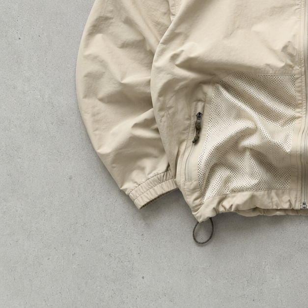 The North Face Windbreaker Cream, Beige Rare (M)