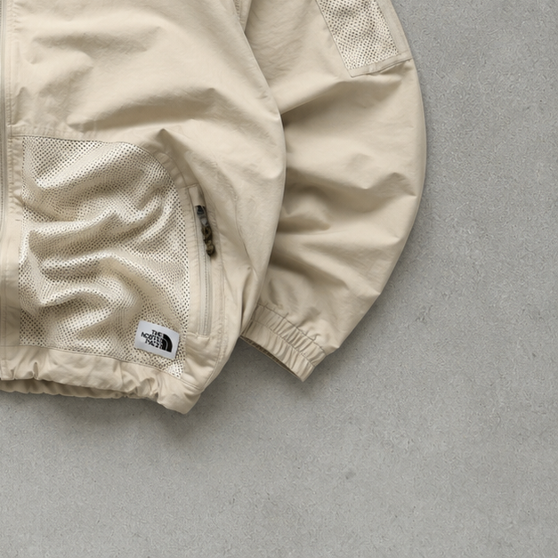 The North Face Windbreaker Cream, Beige Rare (M)