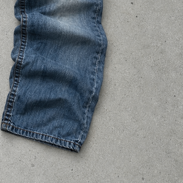 Y2K True Religion Straight Fit Jeans Blue Limited Stitched Logo (W31 | DE 46)