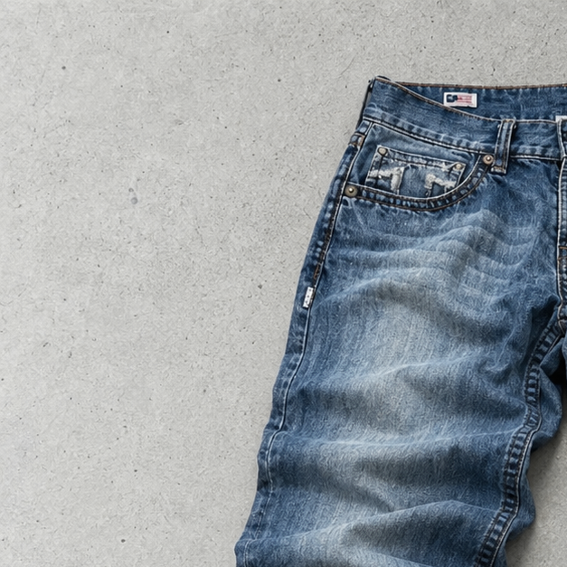 Y2K True Religion Straight Fit Jeans Blue Limited Stitched Logo (W31 | DE 46)
