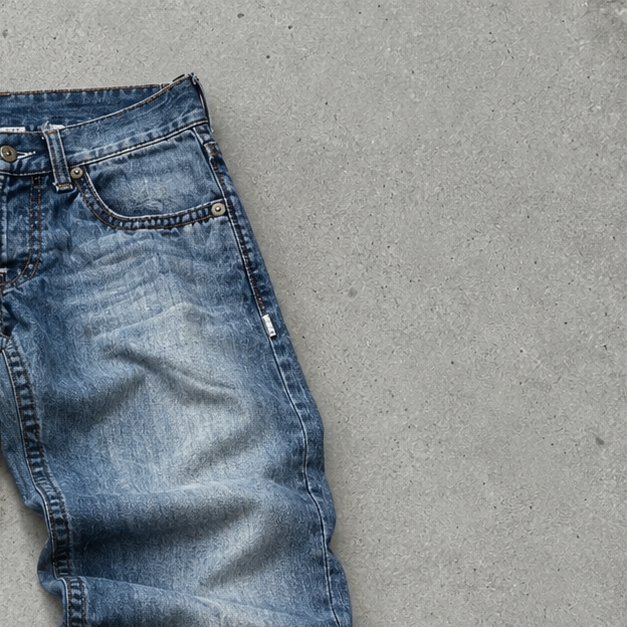 Y2K True Religion Straight Fit Jeans Blue Limited Stitched Logo (W31 | DE 46)