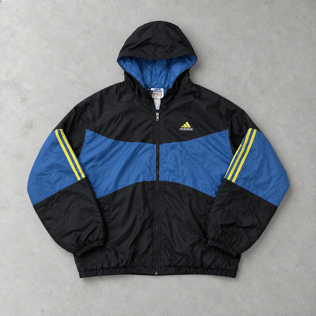 Adidas Windbreaker Blue / Black Rare (M)