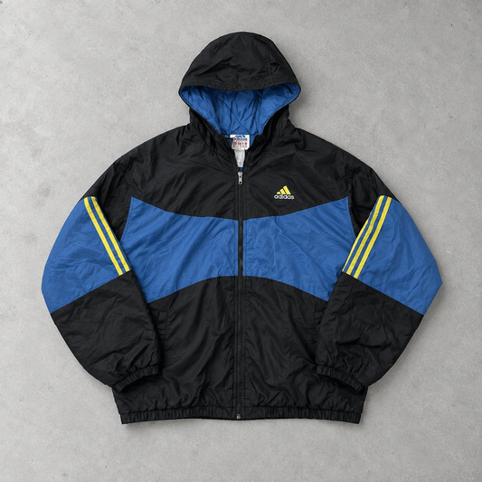 Adidas Windbreaker Blue / Black Rare (M)