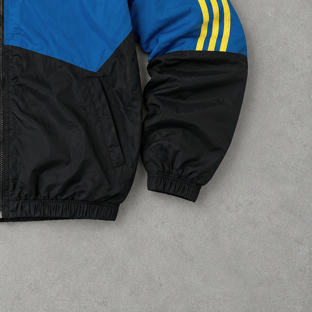 Adidas Windbreaker Blue / Black Rare (M)