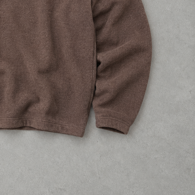 Ralph Lauren Sweater Braun Stitched Logo Rare (L)