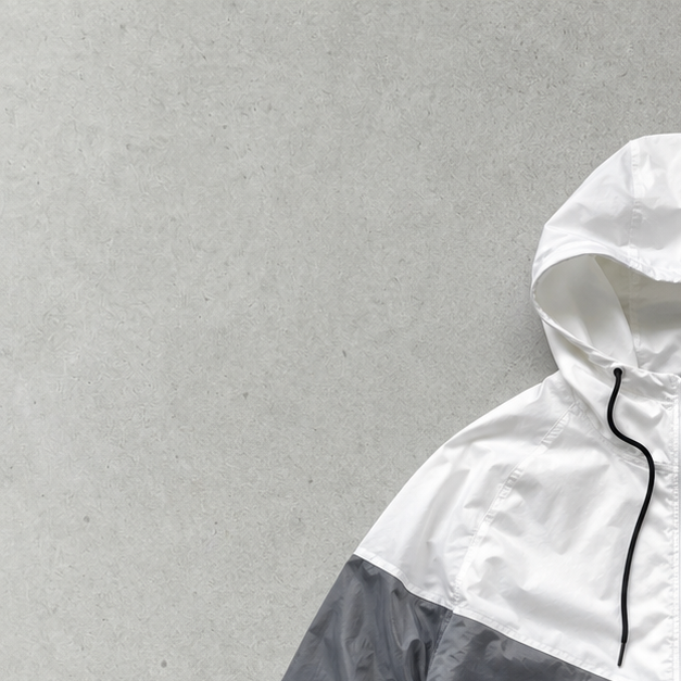 Nike Windbreaker Grey, White Rare (Size L)