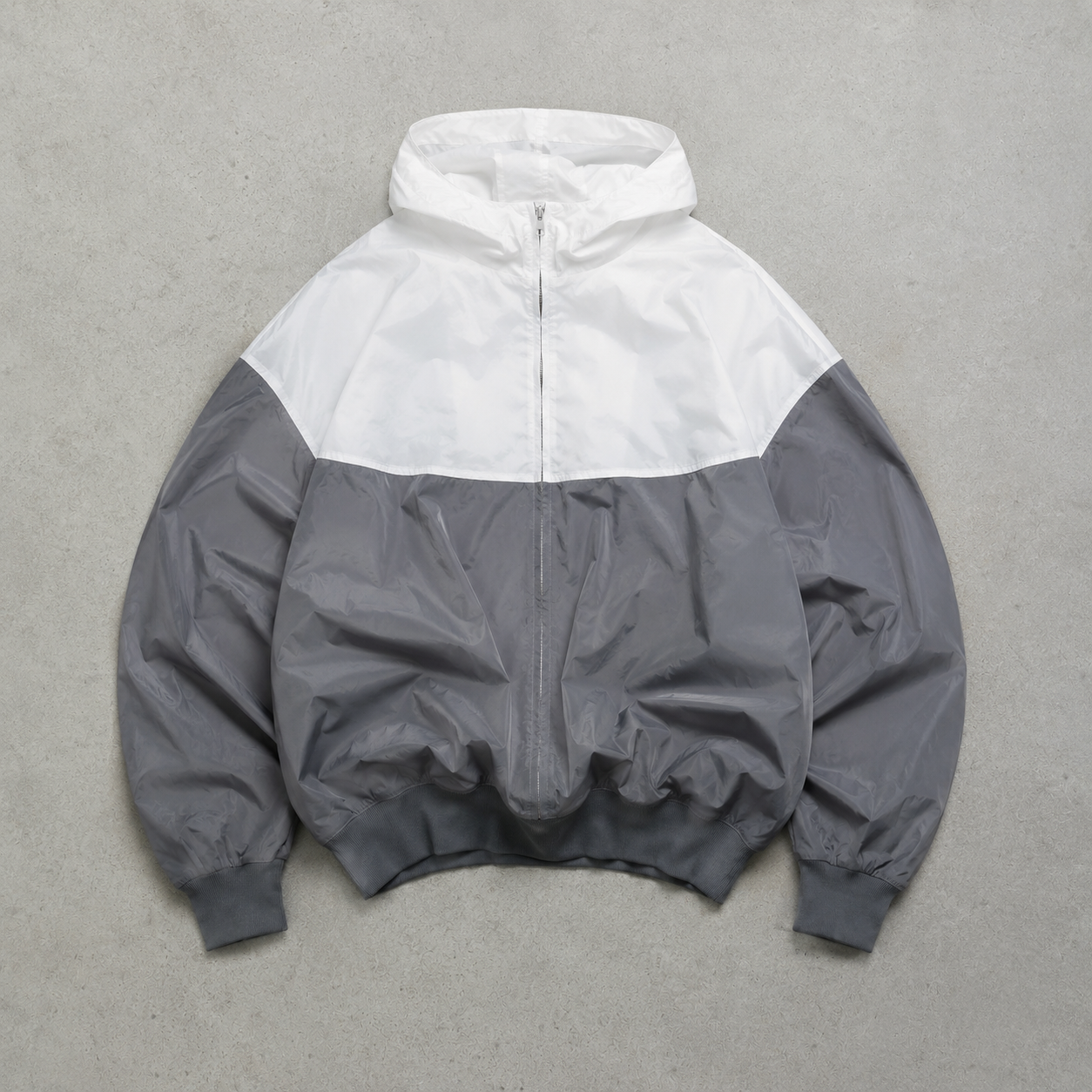 Nike Windbreaker Grey, White Rare (Size L)