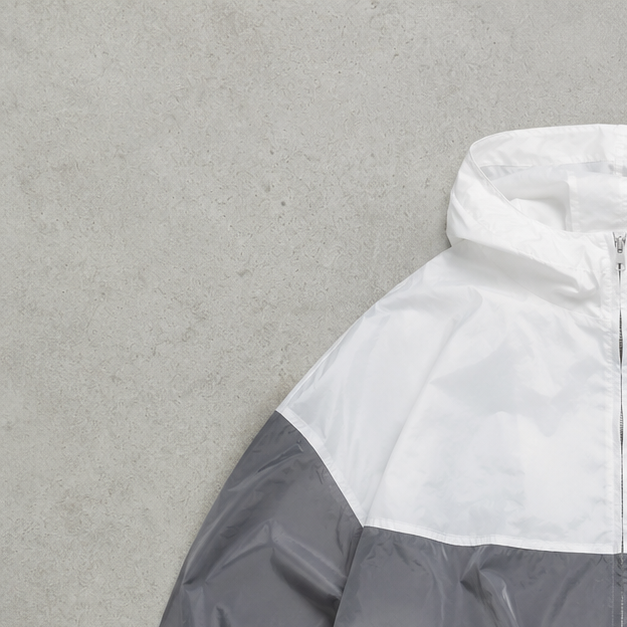 Nike Windbreaker Grey, White Rare (Size L)