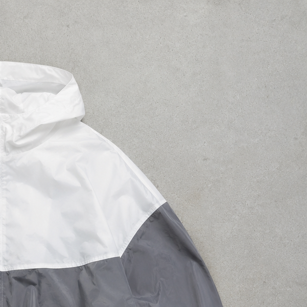 Nike Windbreaker Grey, White Rare (Size L)