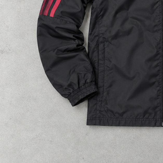 Manchester United Adidas Jacket Black / White Limited (S)