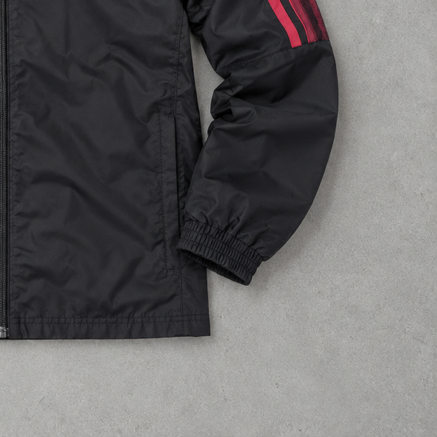 Manchester United Adidas Jacket Black / White Limited (S)