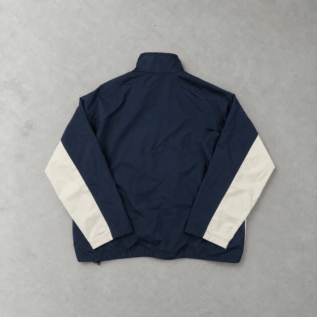 90s Nike Windbreaker Weiß, Marineblau Limited (XXL)