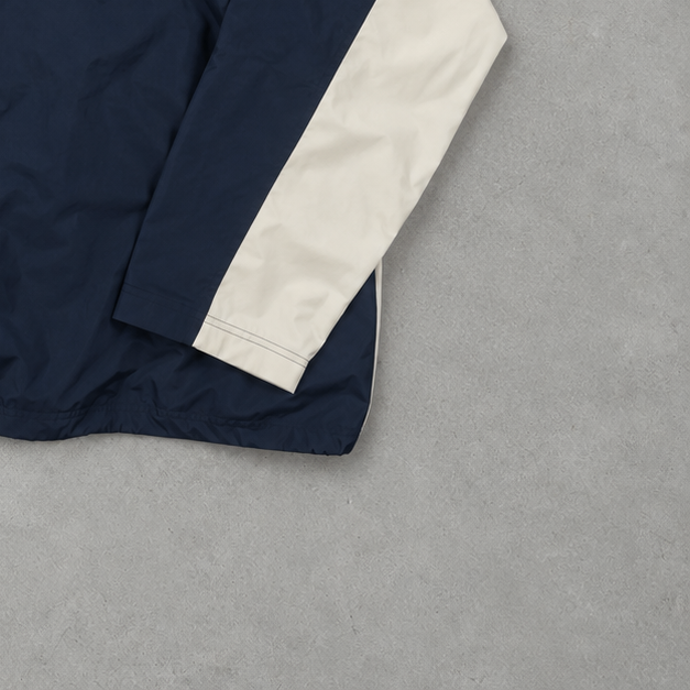90s Nike Windbreaker Weiß, Marineblau Limited (XXL)