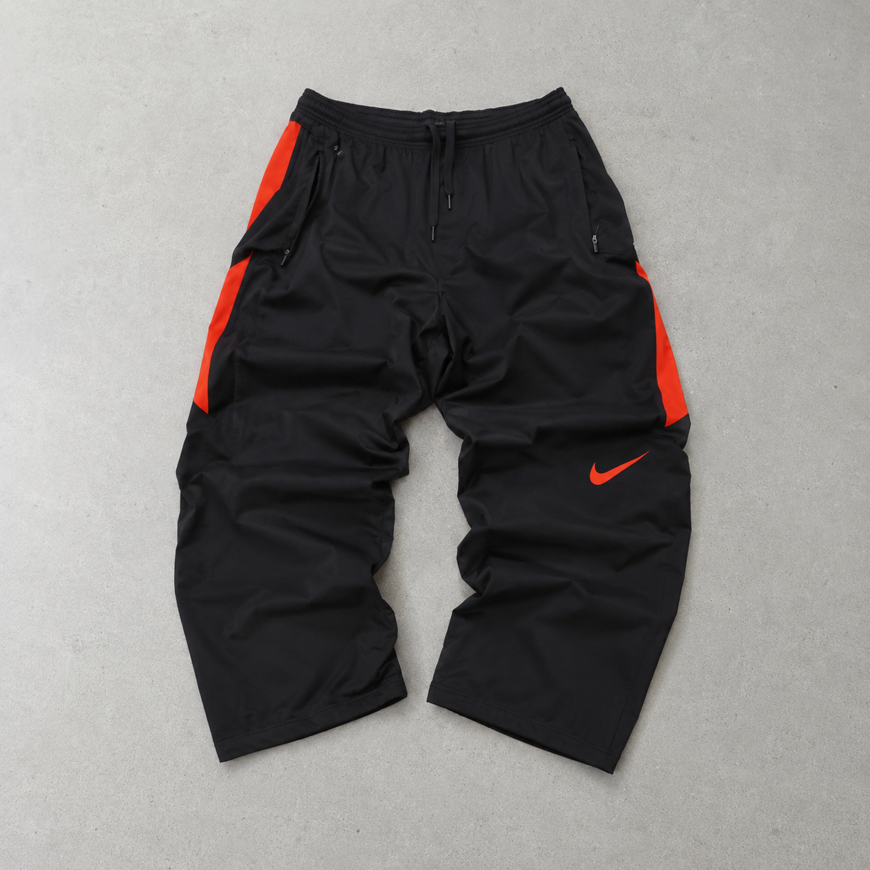Nike Track Pants Black, Red Rare (XL)