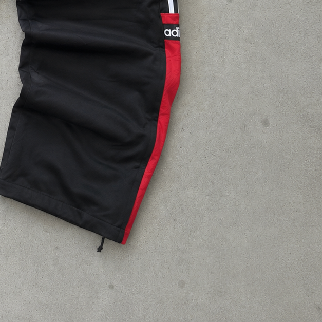 Adidas Jacket Schwarz, Rot Rare (XL)