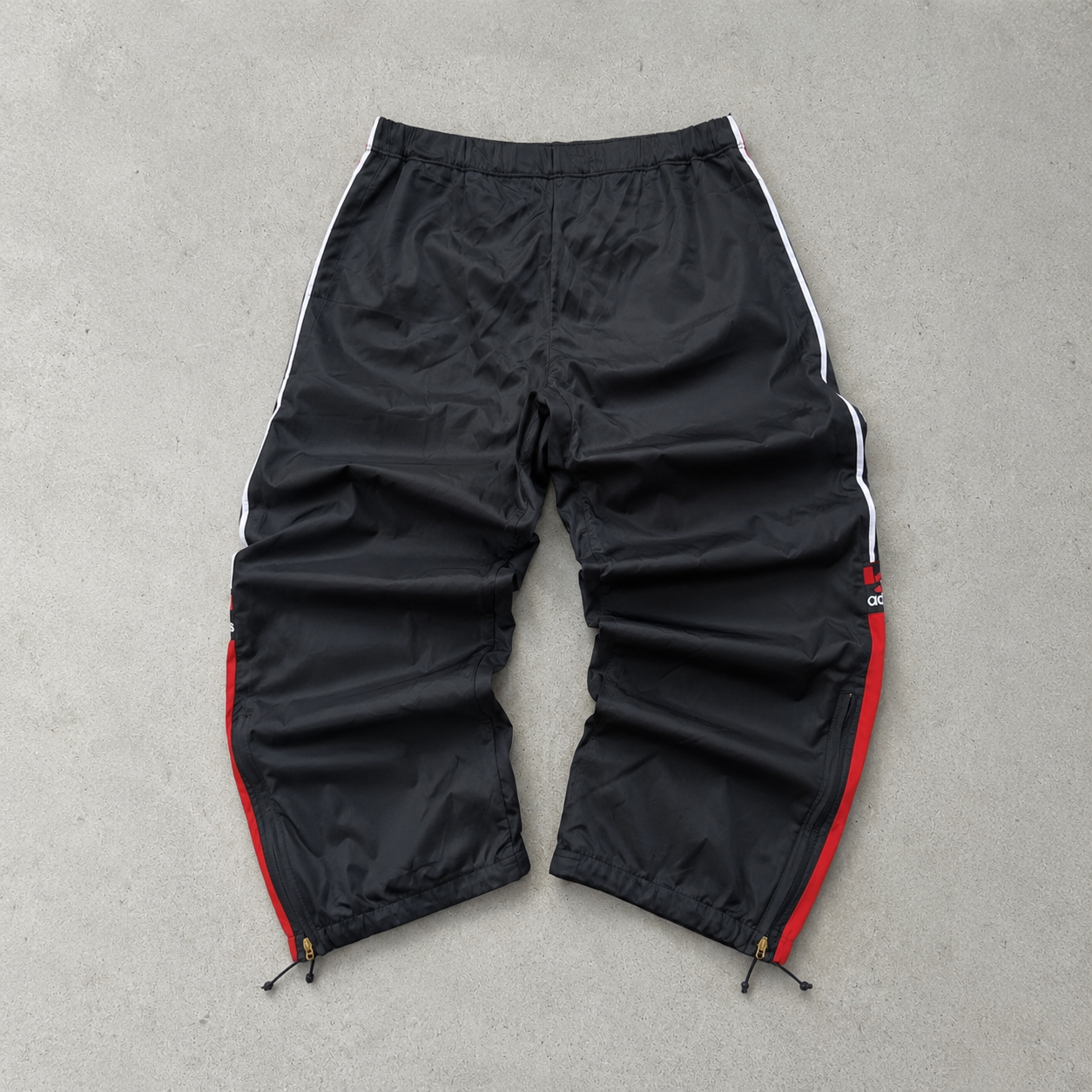 Adidas Jacket Schwarz, Rot Rare (XL)