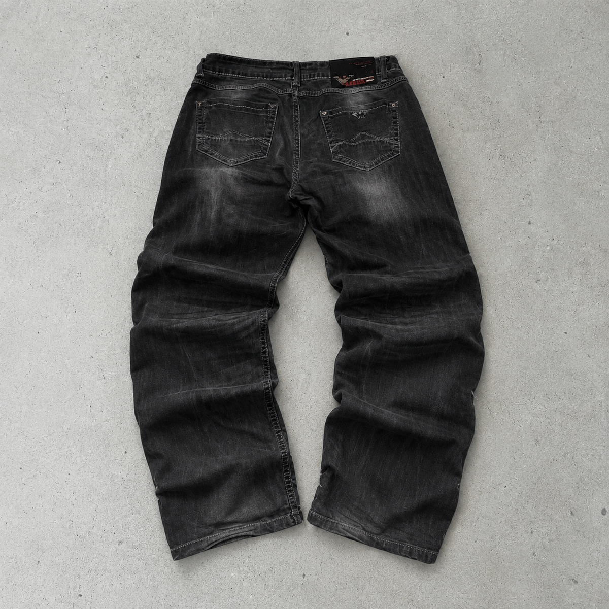 Y2K Armani Jeans Straight Fit Jeans Black Limited (W33 | DE 48)